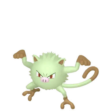 #0056 Mankey Shiny 6IV Hidden Ability In-game Trade Pkm Go